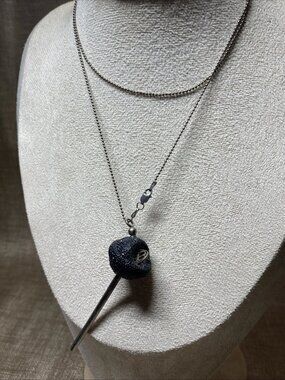 Simone I Smith “Sweet Touch of Hope” Pavé Crystal Lollipop Pendant Necklace MISO